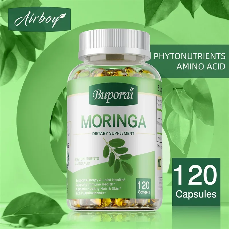 

Moringa Supplements - Supports Immune Health, Enhances Memory, Relieves Inflammation, Promotes Metabolism, Anti-aging