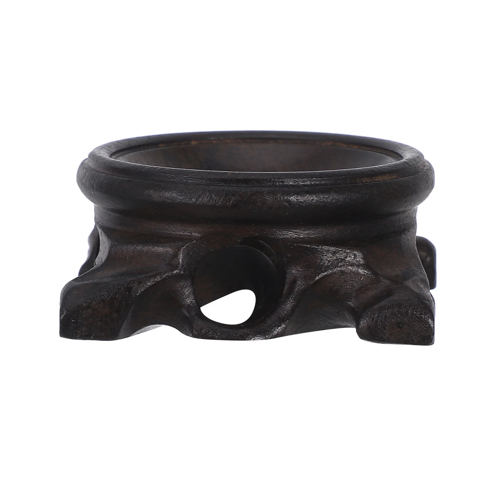 1Pcs Wood Carving Base Premium Crystal Ball Stand Creative Display Base Wood Holder Decorative Crystal Ball Stand