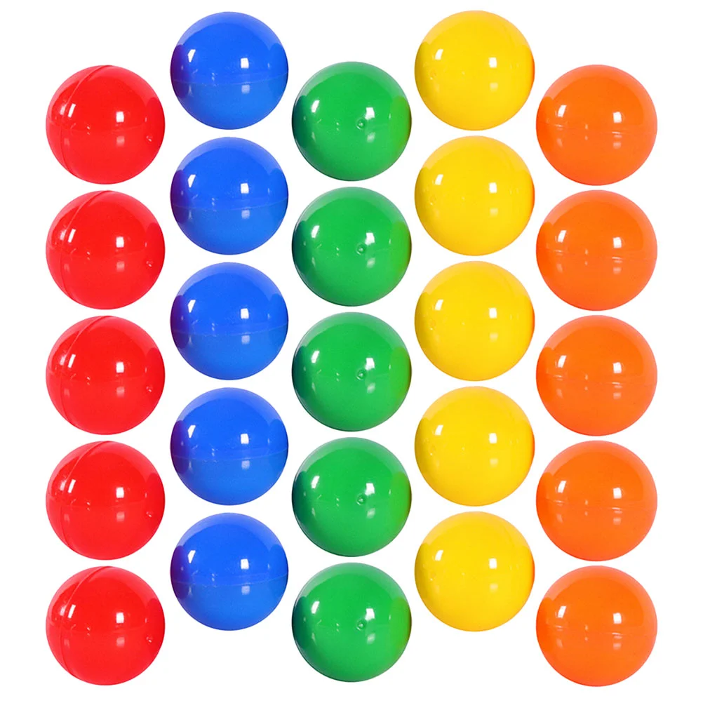 

50 Pcs Lottery Ball Activity Party Balls Entertainment Sphere Game Hollow Plastic Colored Picking Parent-child