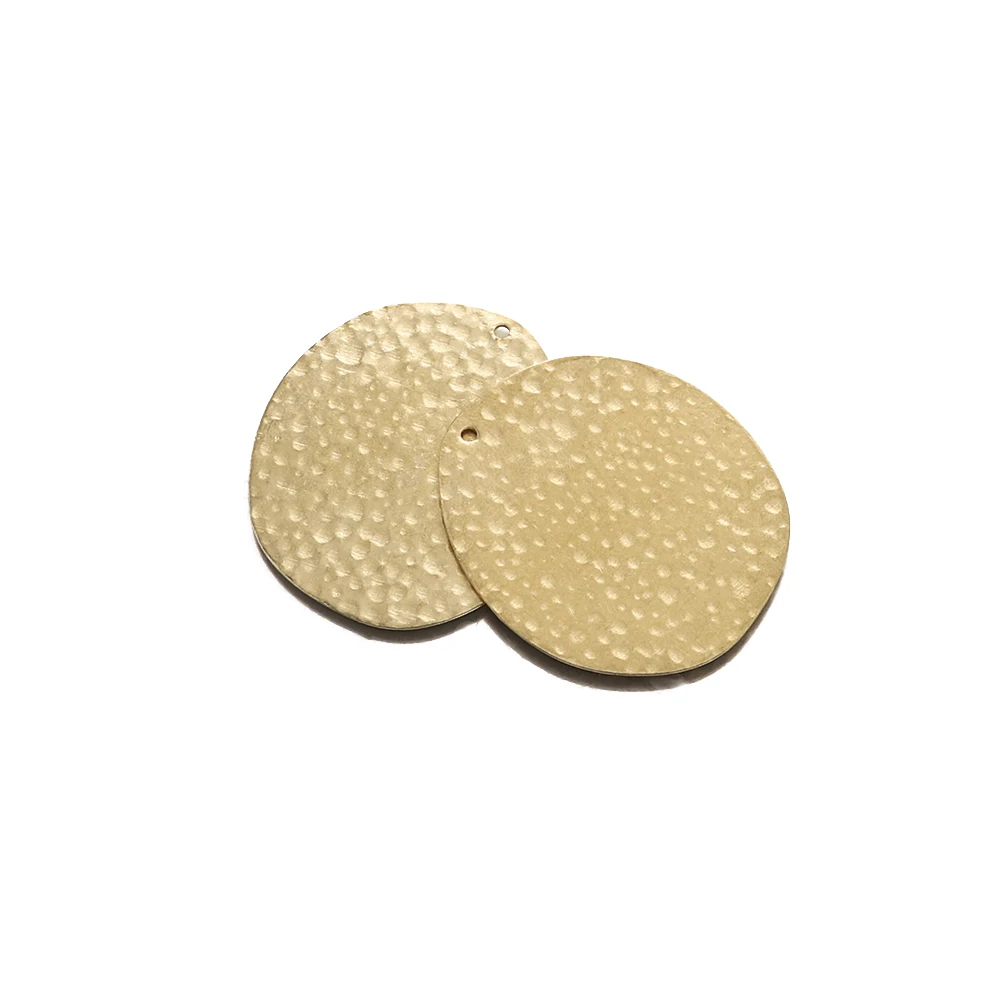 10Pcs Raw Brass Hammered Irregular Geometry Tags Charms Pendant for Diy  Jewelry Boho Earring Bracelet Necklace Making Findings