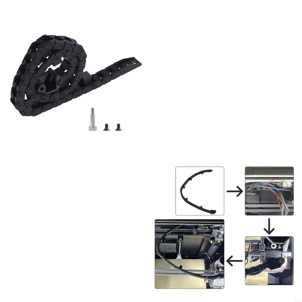 

Комплект открытой тяговой цепи Essential K1Max для 3D-принтеров включает нейлоновые цепные винты и компоненты для печати