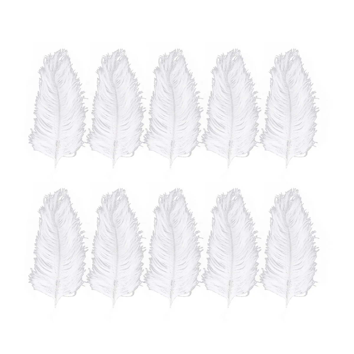 

10Pcs Natural Ostrich Decoration Processed for Wedding Party Costumes Home Crafts Centerpieces Masquerade Mardi Gras