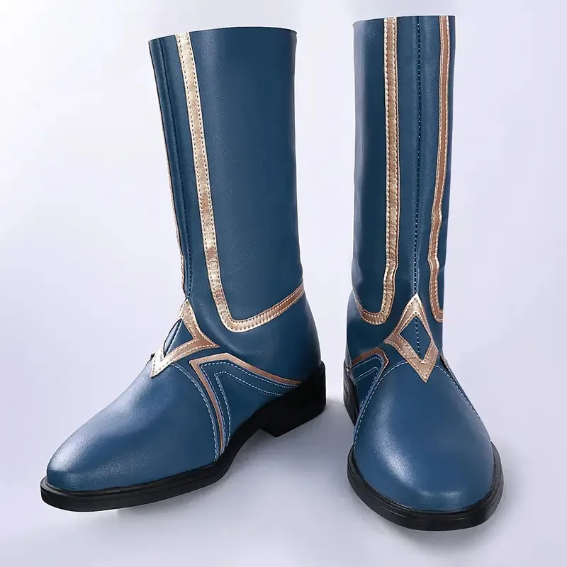 Anaxagoras Honkai Star Rail Anaxa Cosplay disfraz pendientes uniforme hombres fiesta de Halloween juego de rol peluca zapatos trajes yi;4