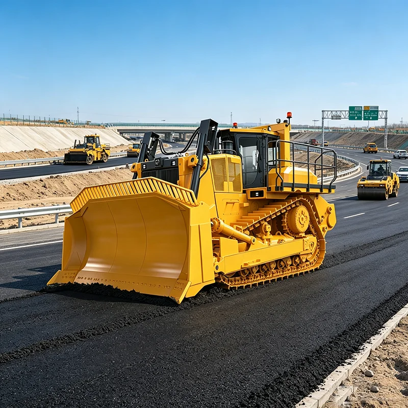 Bulldozer Crawler Type Hydraulic Dozer with Straight Blade for Civil Engineering