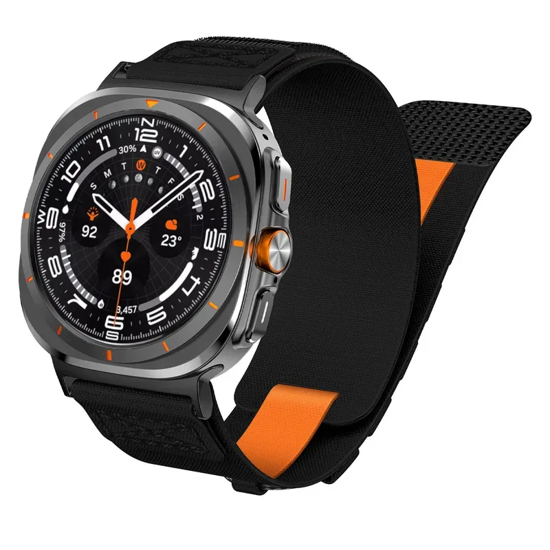 Cinturino sportivo in nylon ultra 47mm per Samsung Galaxy Watch Ultra
