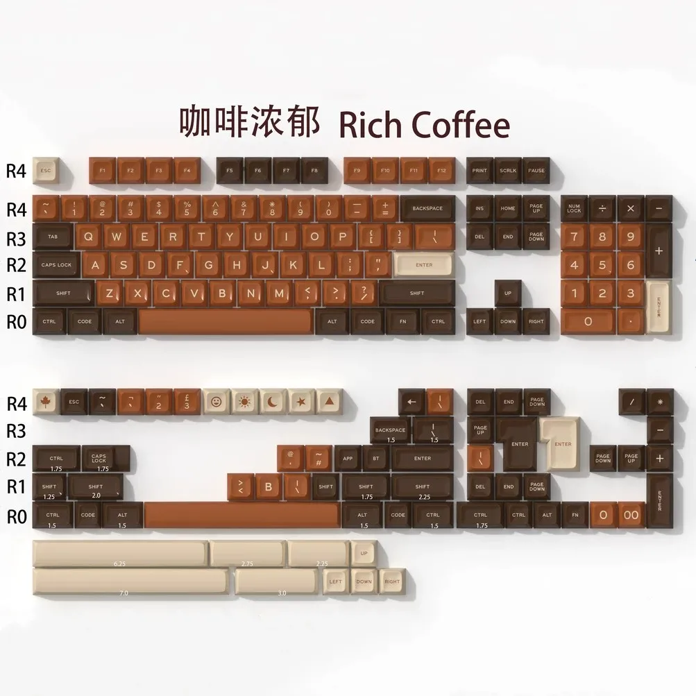 160+ Keys Double Shot PBT Keycaps SA Profile Two-color Themed Keyboard Keycaps for Gateron MX Switches Mechanical Gamer Keyboard