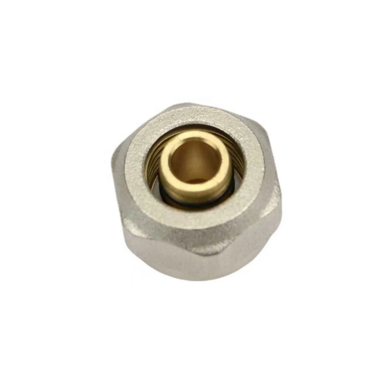 ATV&UTVBrass Forged PEX Adaptor Radiant Manifold Connector with 3/4in Tubing Nuts for All Manifold Loops Underfloor Heating Syst