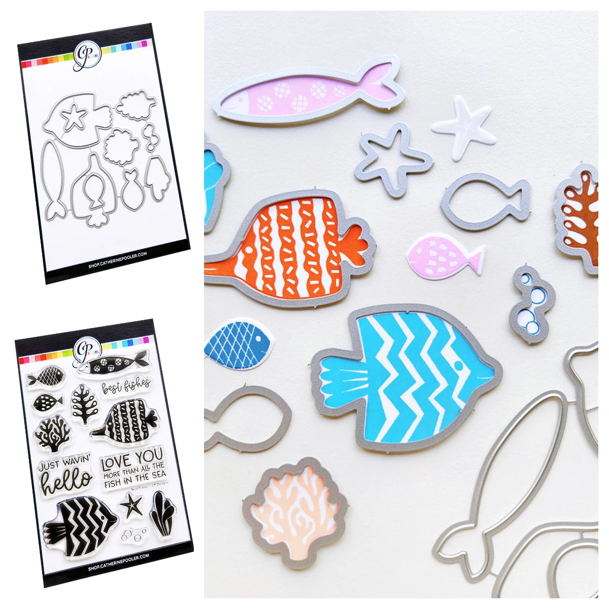 

Poople Inside Out Love You Spe-Shell Best Fishes Parade Metal Cutting Dies for DIY Handmade Scrapbook Greeting Card May 2026 New