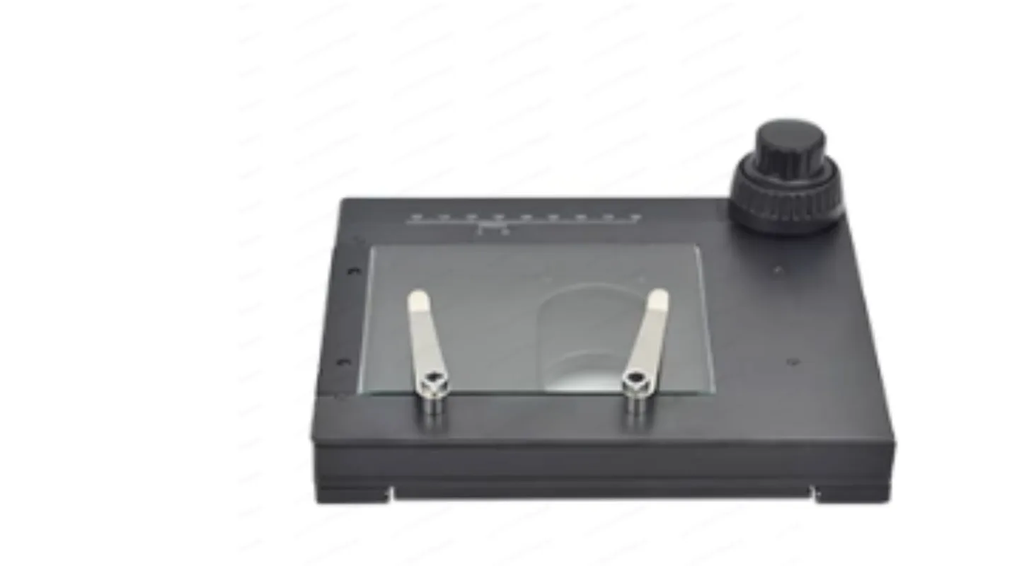 XY Stage Microscope Mobile Platform 360 Degree Rotation Precision Manual Cross Fine-tuning