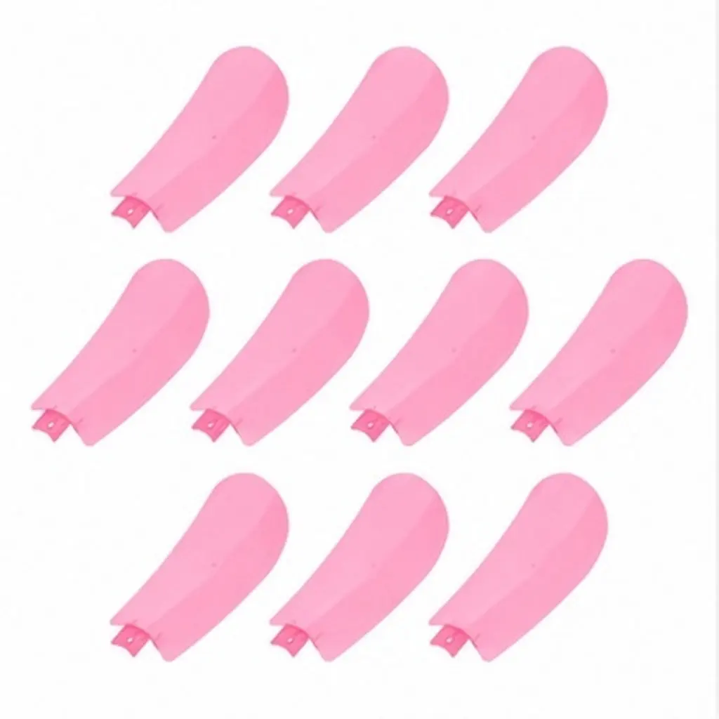 10Pcs Thickened Mini Fan Blade Replacement for Standing Table Floor Pedestal Fans Universal Plastic Fan Blades Accessories