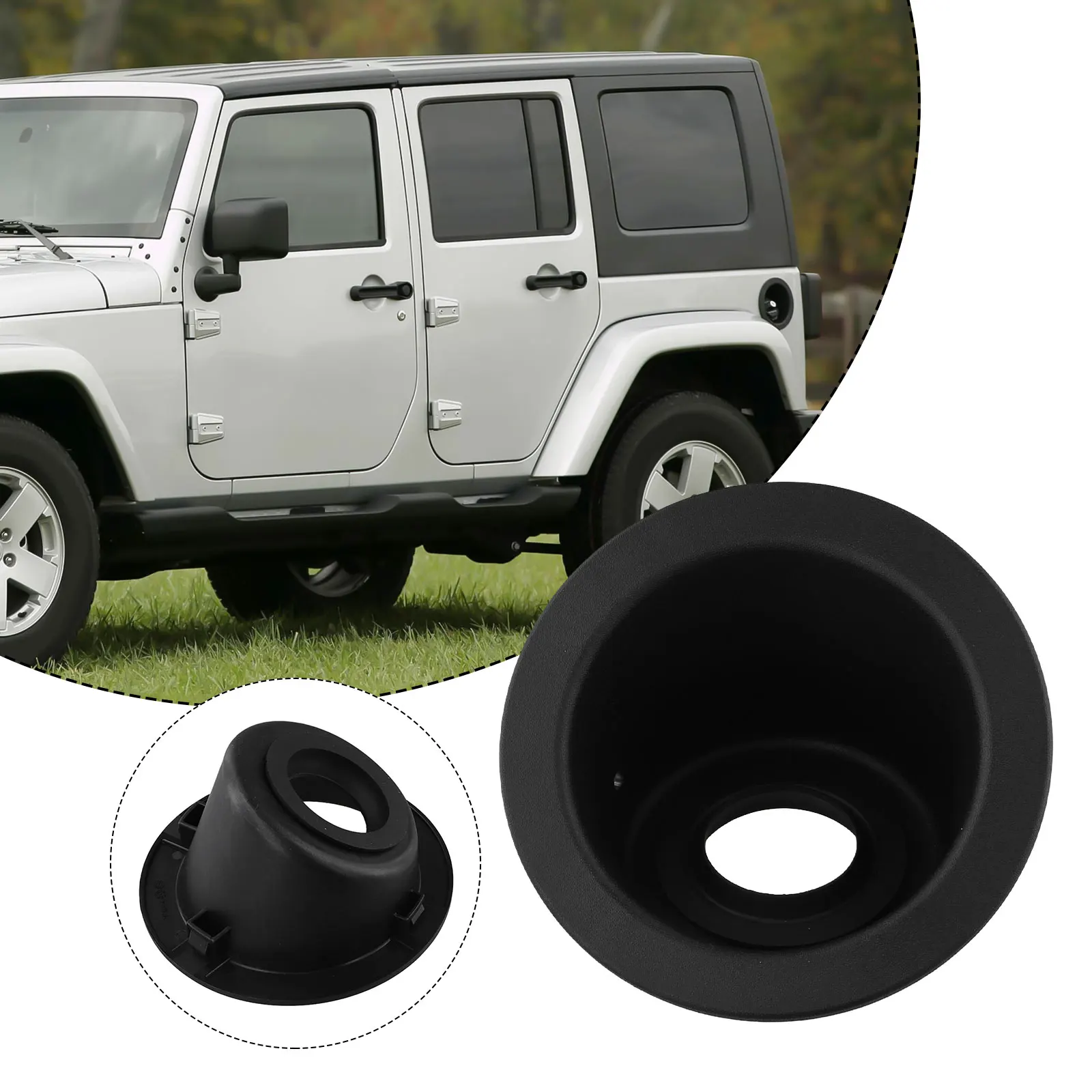 Replacement Fuel Filler Housing for Jeep For Wrangler JK Unlimited 4Door 2007-2018 52126046AH 52126046AC Plastic Fuel Tank Part