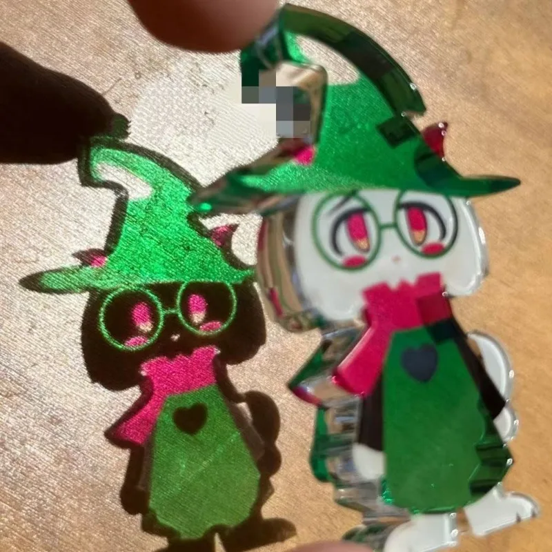 Kawaii Pixel Game Deltarune Series Acrylic Stand Cute Creativity Cartoon Character Ralsei Printing Stand Desktop Toy Fans Gift