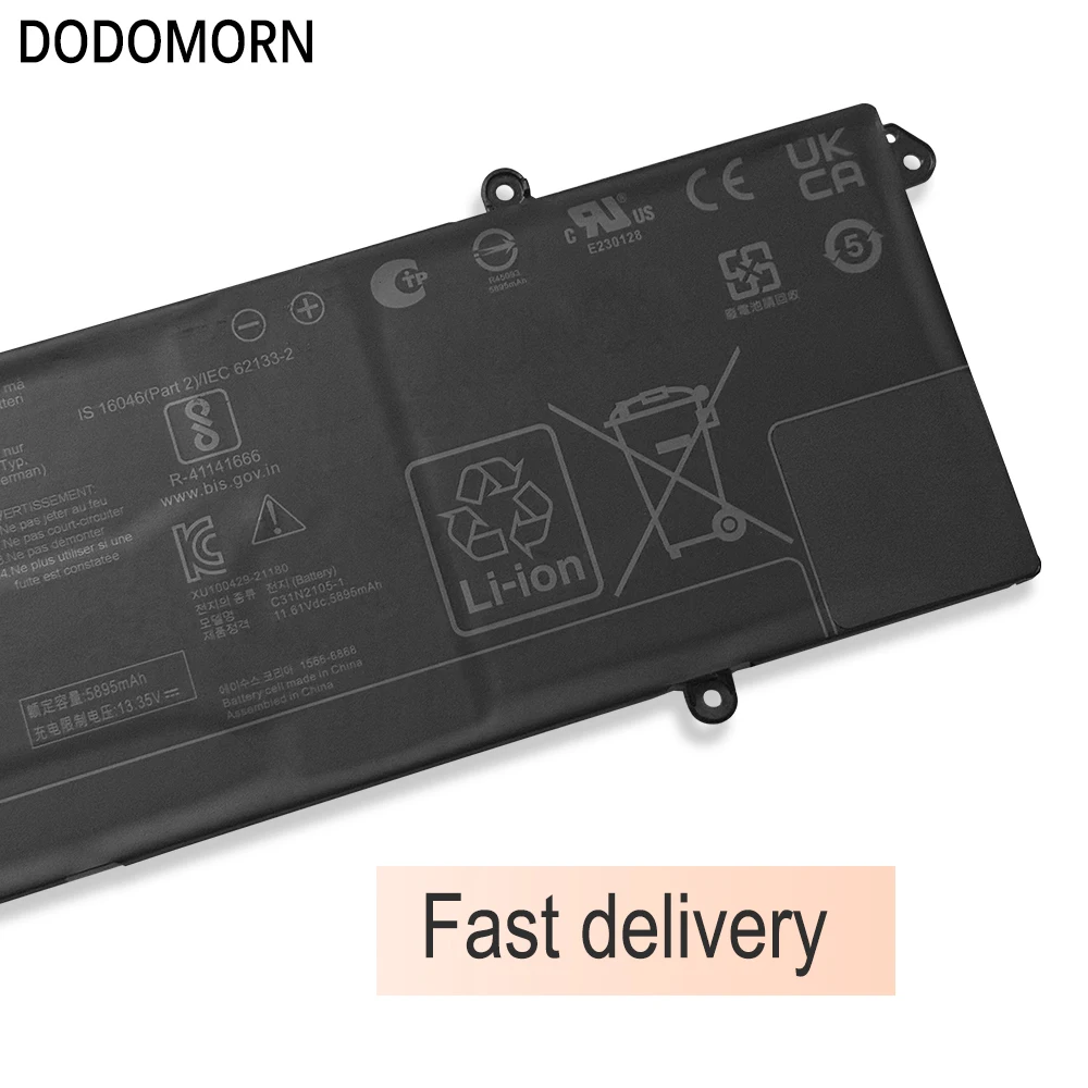 High quality C31N2105 Battery For ASUS VivoBook Pro 14X 15 16 S14 S15 X1403ZA X1503ZA X1603ZA K3402ZA K3502Z