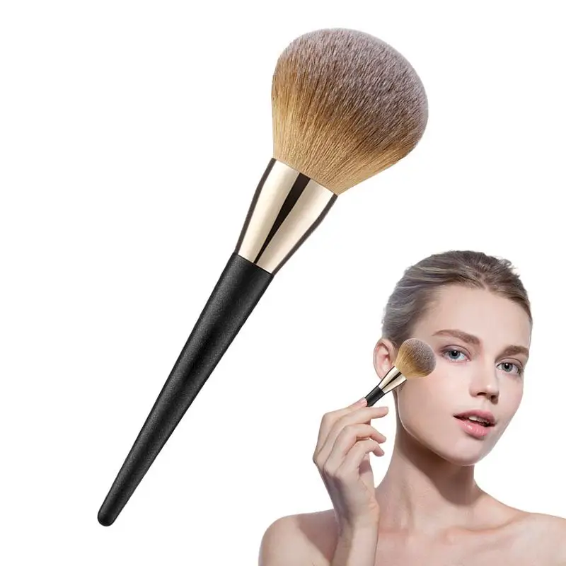 Losse Poederborstel Grote Draagbare Verzorgingsborstel Make-Up Tool Foundation Borstels Concealer Mengen Professionele Schoonheid Accessoire