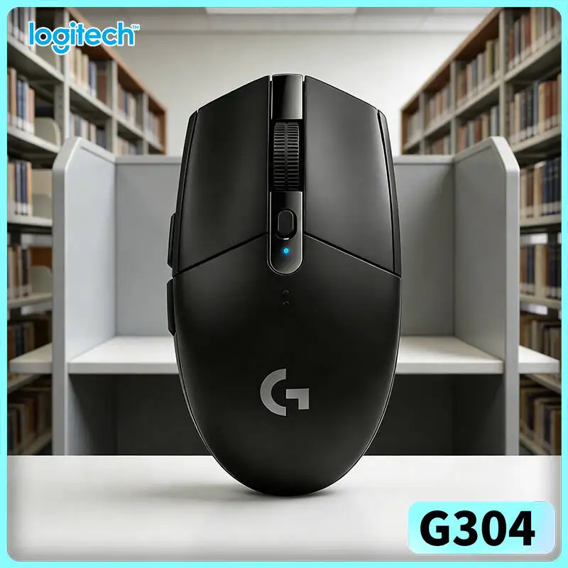 Logitech G304 LIGHTSPEED Wireless Gaming Mouse lightweight build reduces hand pressure for all day long computer operations