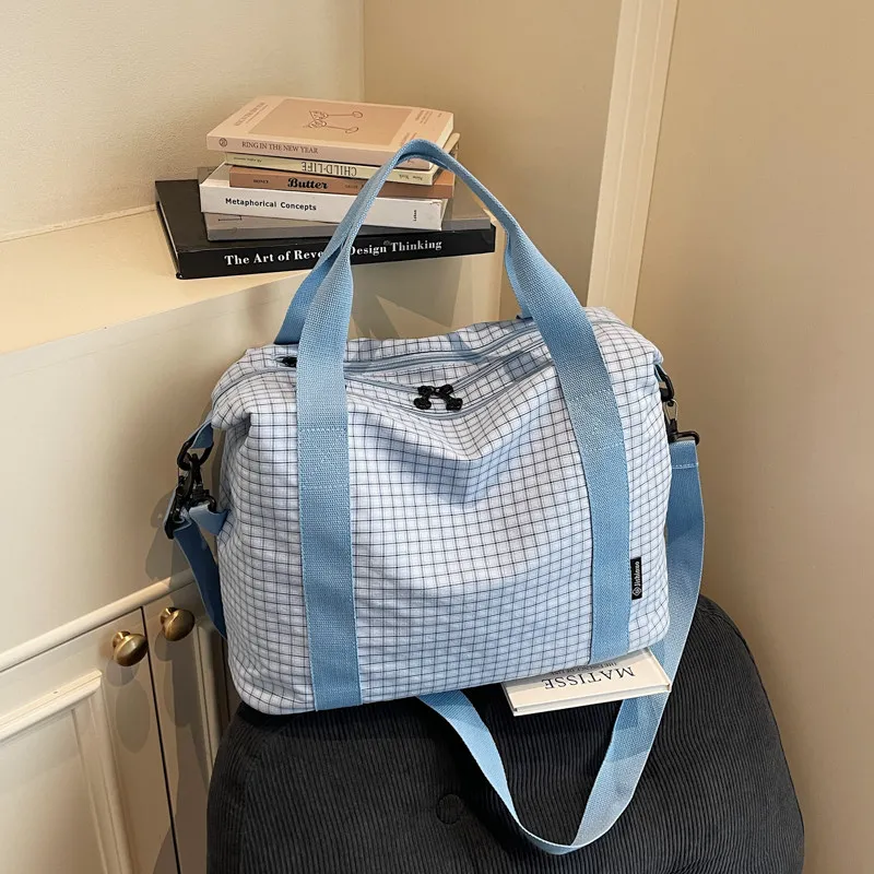 large-capacity-short-trip-travel-bag-mommy-bag-fashion-single-shoulder-luggage-tote-bag-yoga-bag-crossbody-nylon-leisure-yout