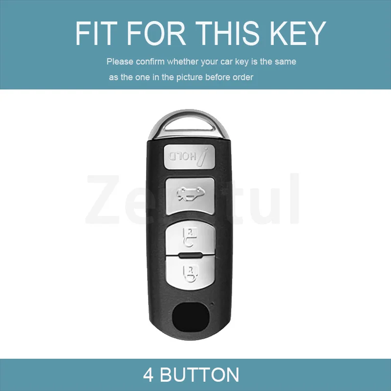 4 Buttons TPU Car Key Cover Fob Case Shell Fob Holder For MAZDA 2 3 5 6 CX-3 CX-5 CX-7 CX-9 Atenz Speed Miata MX5 Axela CX4