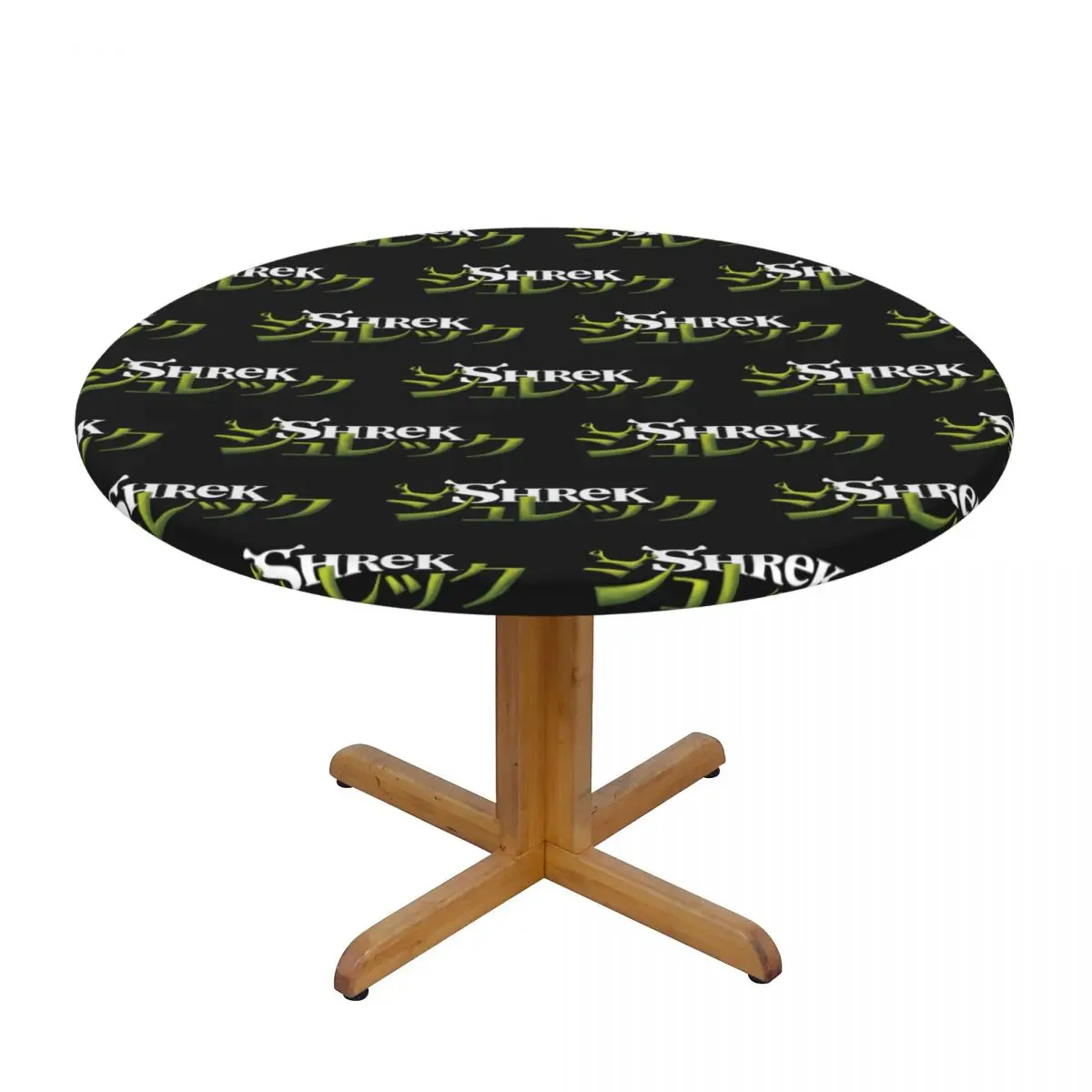 Customized Round Disney Shrek Logo Tablecloth Fit 40