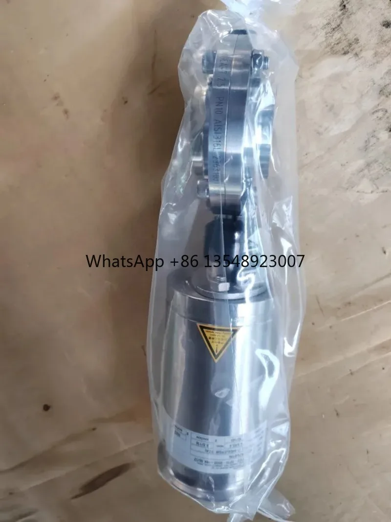 G-E-A 2.5-inch Butt Welded Pneumatic Butterfly Valve 316L 7110-2122-0210-0000+INK.00/52