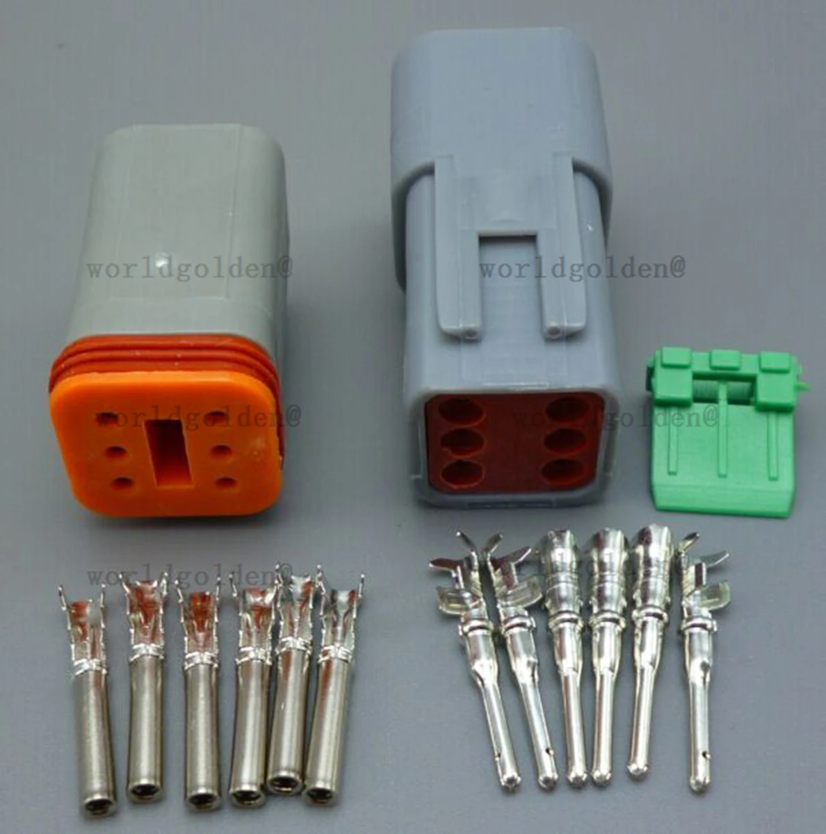 DT06-6S DT04-6P 6Pin Waterproof Terminal Set for Universal Vehicles Offroad Circuit Wire Assembly Installation car connector