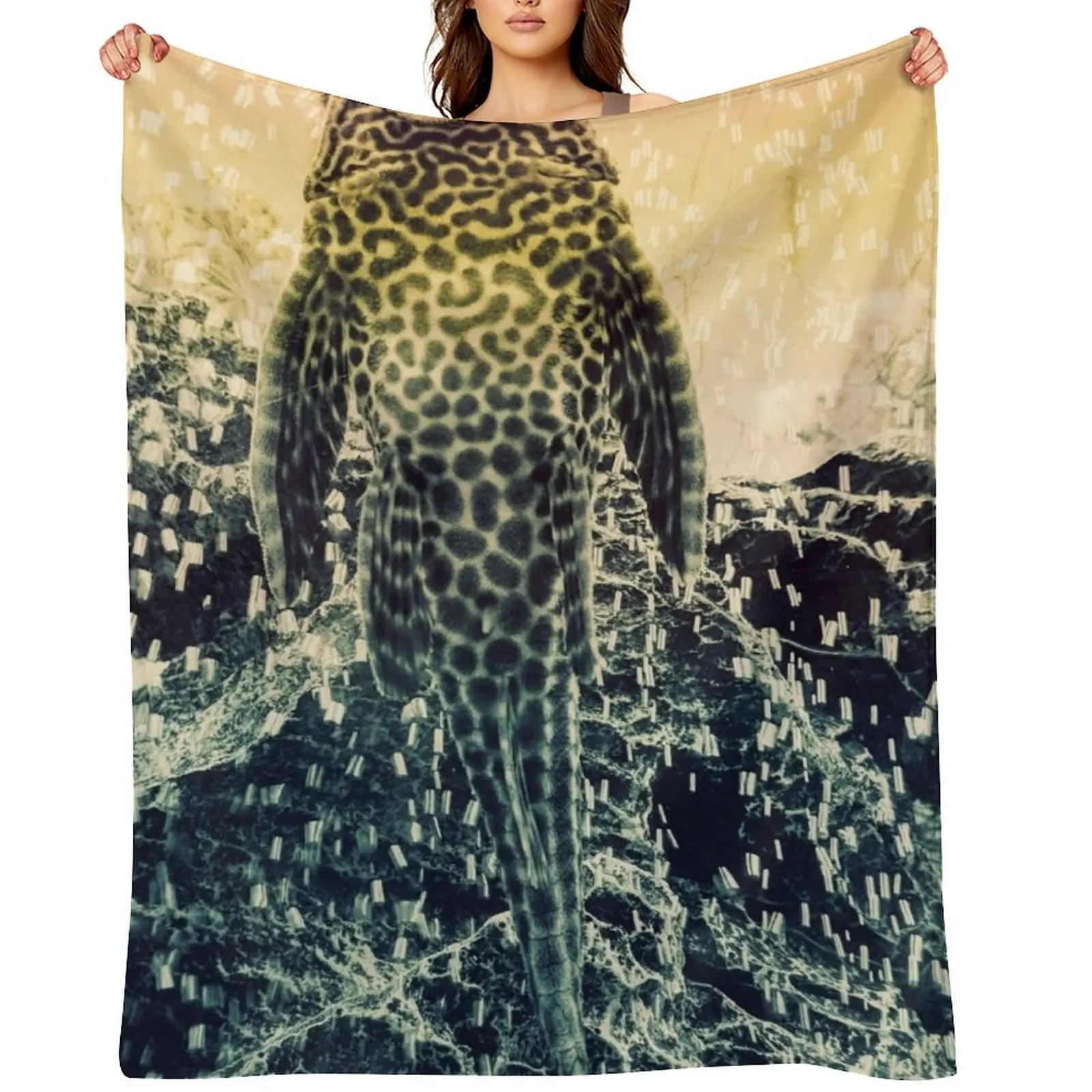 

A Sucker(fish) Born Every Minute Throw Blanket Quilt halloween Soft Plaid Flannel Fabric Blankets