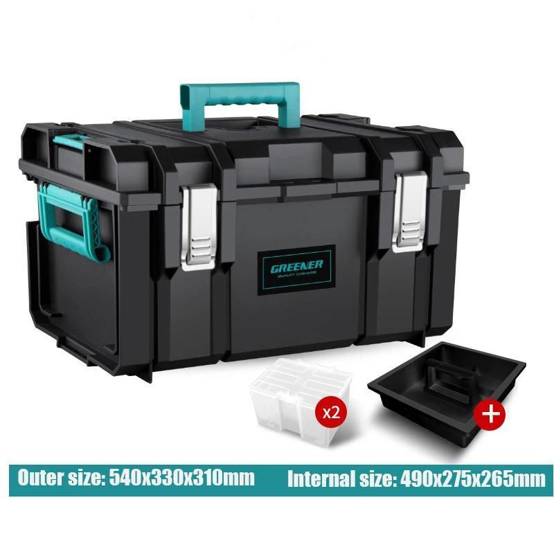 Suitcase Repair Tools Multifunctional Hardware Toolbox Plastic Hard Shell Auto Tools Machinery Workshop Parts Storage Box