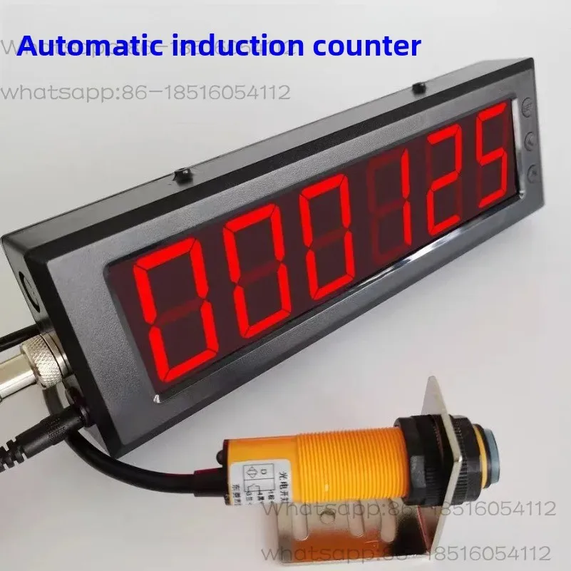 

Electronic digital display counter, infrared automatic sensing counter, transmission