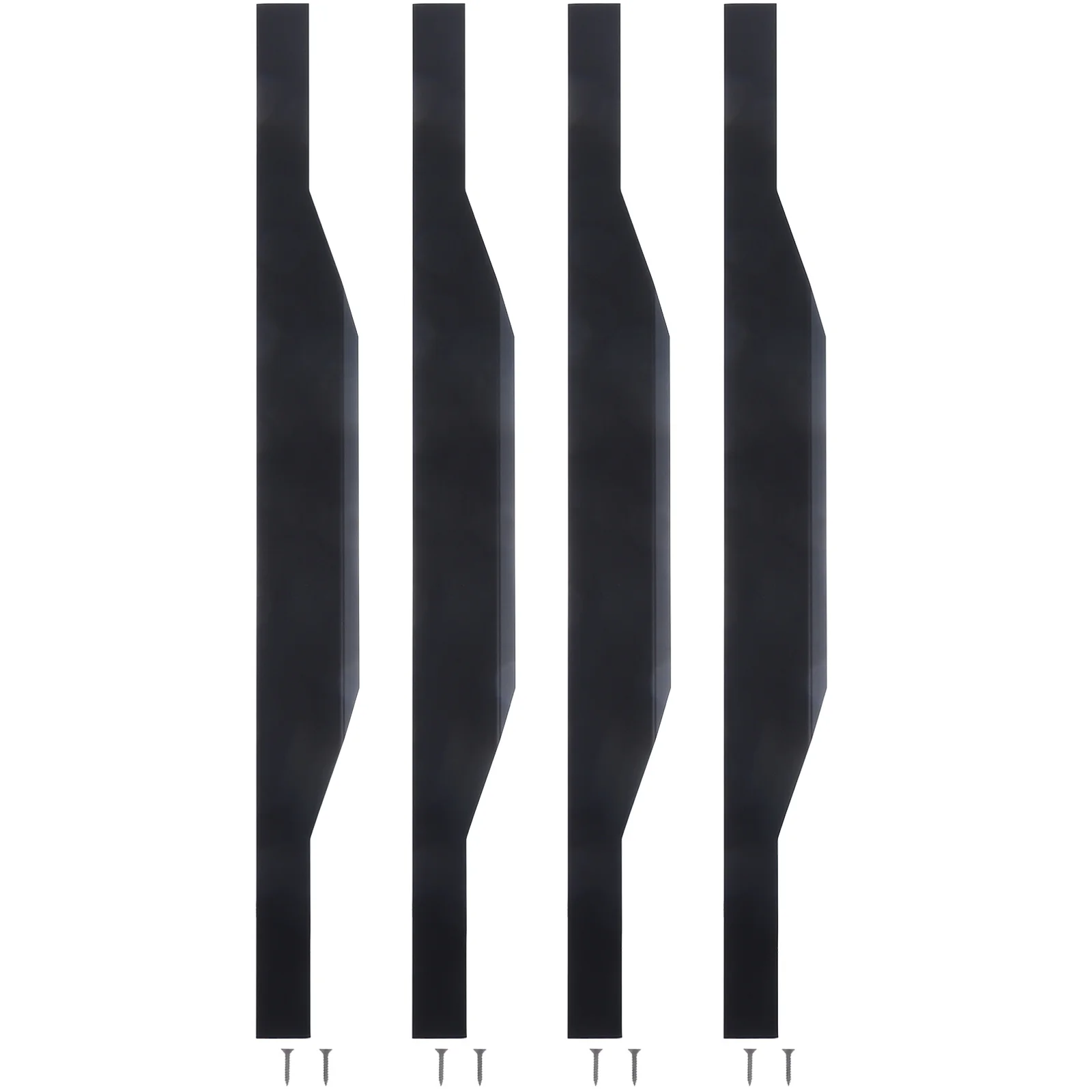 

4pcs 400Mm Hidden Handle Cabinet Pull High Grade Aluminum Alloy Furniture Grip Recessed Door Handle For Kitchen Cupboard Durable