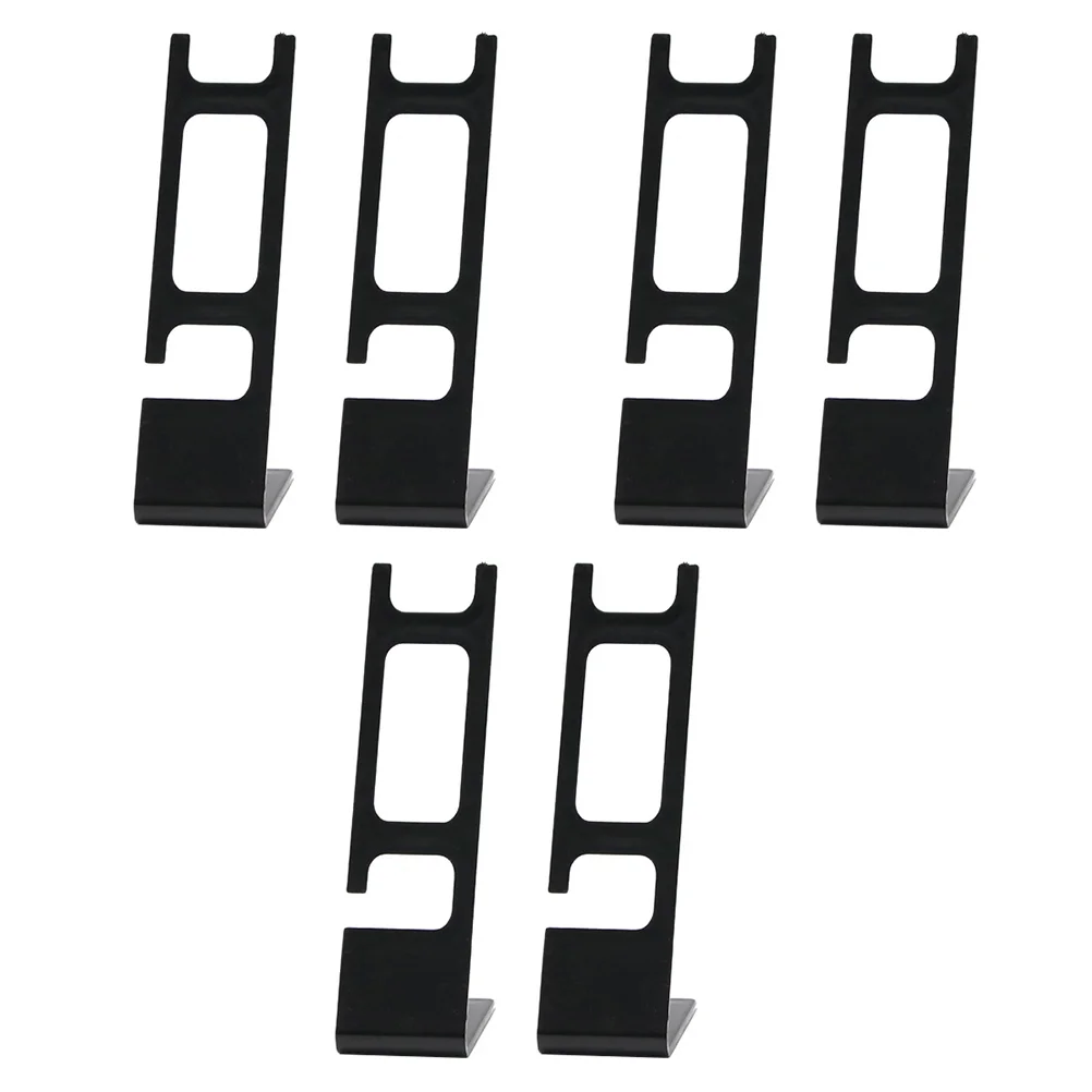 6 Pcs Watch Display Stand Holder Stands Jewelry Shelves Storage Rack Adornment Plastic Holders