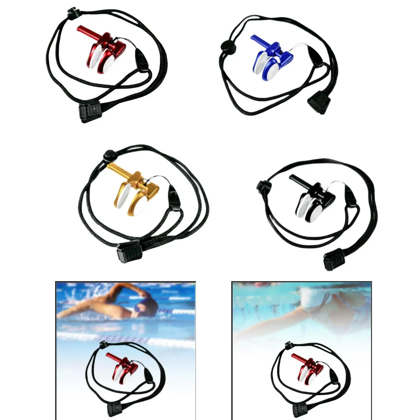 

Swimming Nose Plug Diving Nose Clip Comfortable Swimming Accessories Waterproof Non Slip for Training Swim Practicing Outdoor