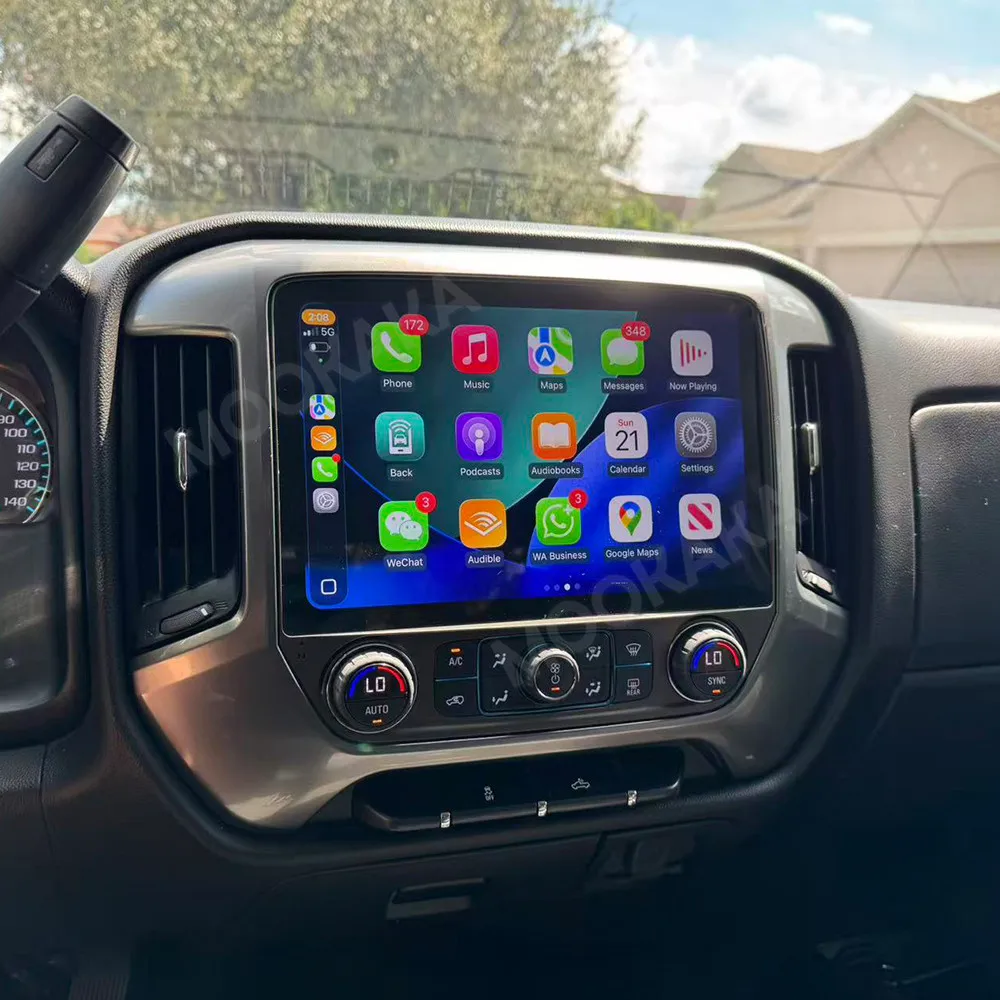 

12,0 "Android автомобильный радио стерео для Chevrolet Silverado 2014-2019 GPS Navi магнитофон авто мультимедийный плеер головное устройство Carplay
