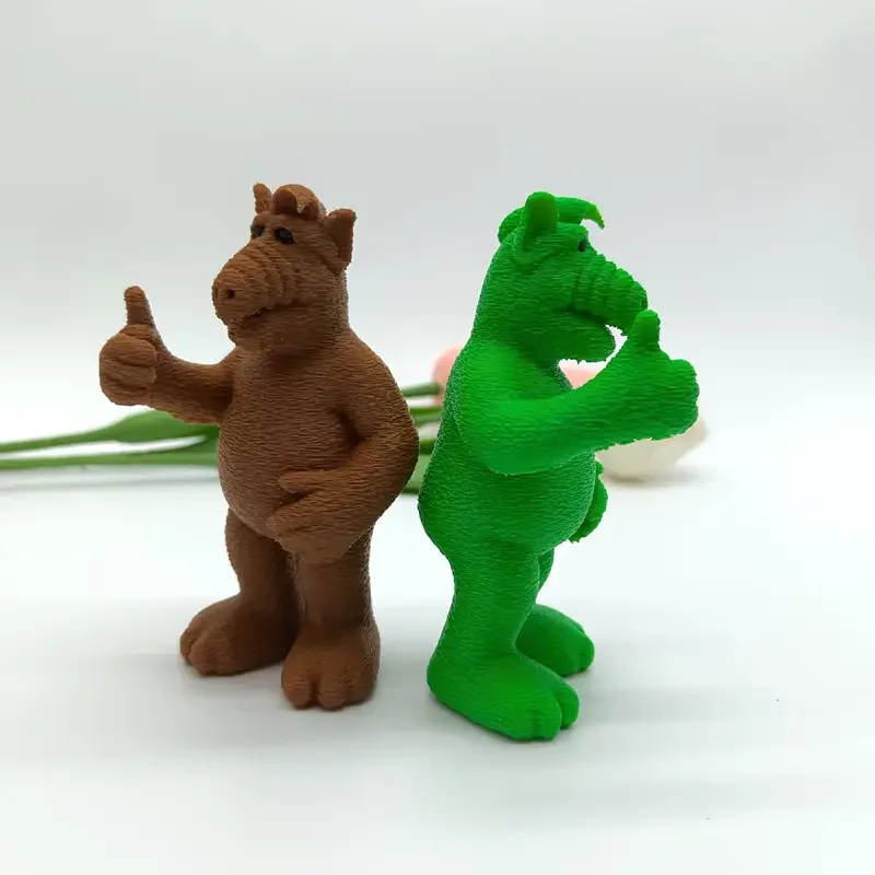 3D Printed Big-Bellied Alien Decorations, Alien Alf Decorative Ornaments, Thumbs-Up Alien Decorations, Funny Home Hanging Decora