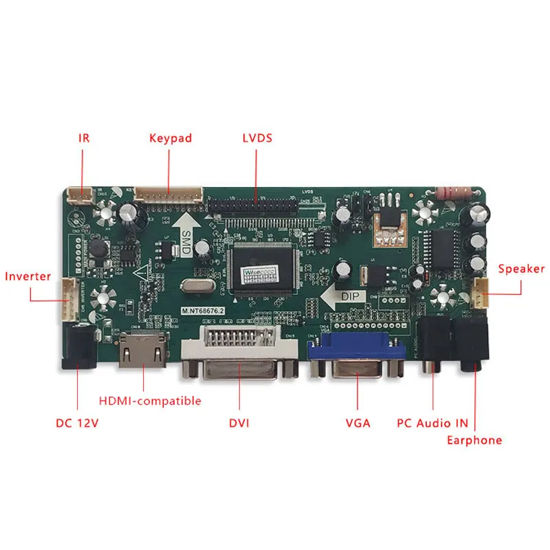 Imagem -06 - Polegada 1024x768 Tft Lcd com Tela do Painel de Toque para a Máquina da Posição com Placa de Controle Vga Dvi Lq150x1lg81 15