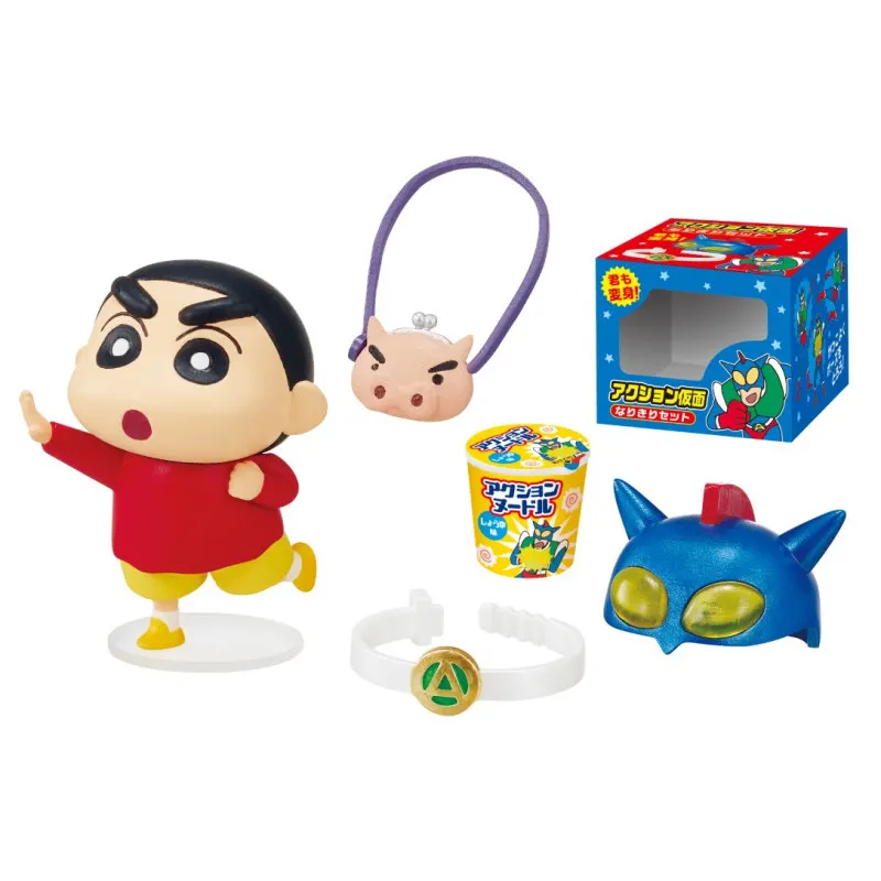 Rement Genuine Crayon Shin Chan Shopping At Sato Department Store Mini Diorama Blind Box Figure Collection Diorama Scene Model view 3