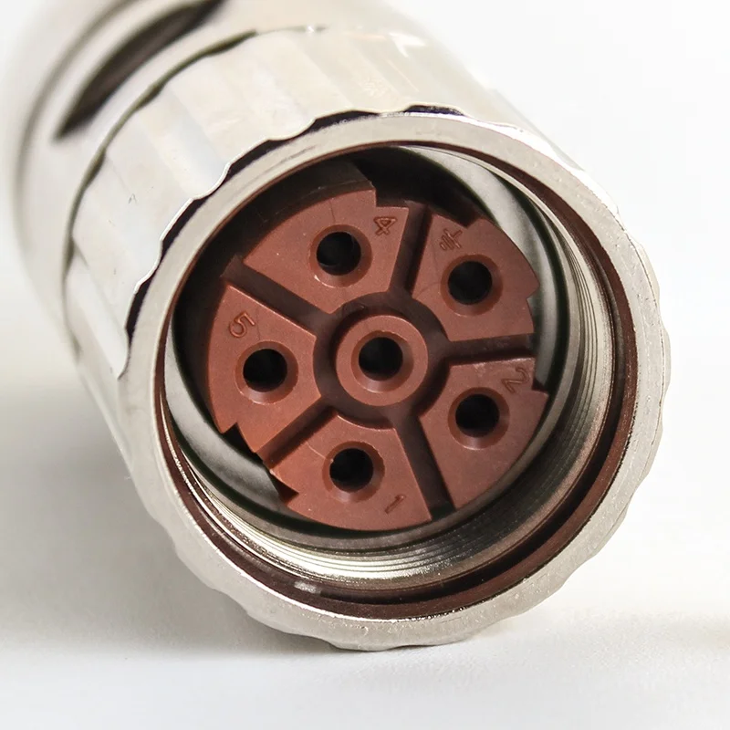 Signal plug 6FX2003-0LU00-G-D13 connector 923 series-TM-5+PE-D13 connector 6-core threaded power plug