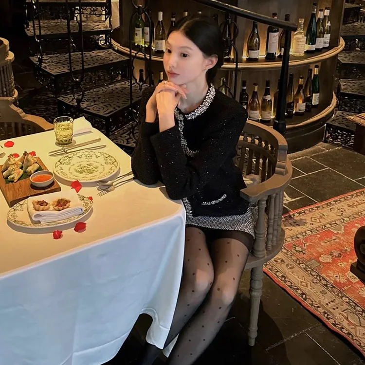 SP Home Autunno Nuovo Sle Retro Ele ort Cappotto da donna rotondo Ne Heavy Drills Capispalla Faionable Versatile Pendolarismo