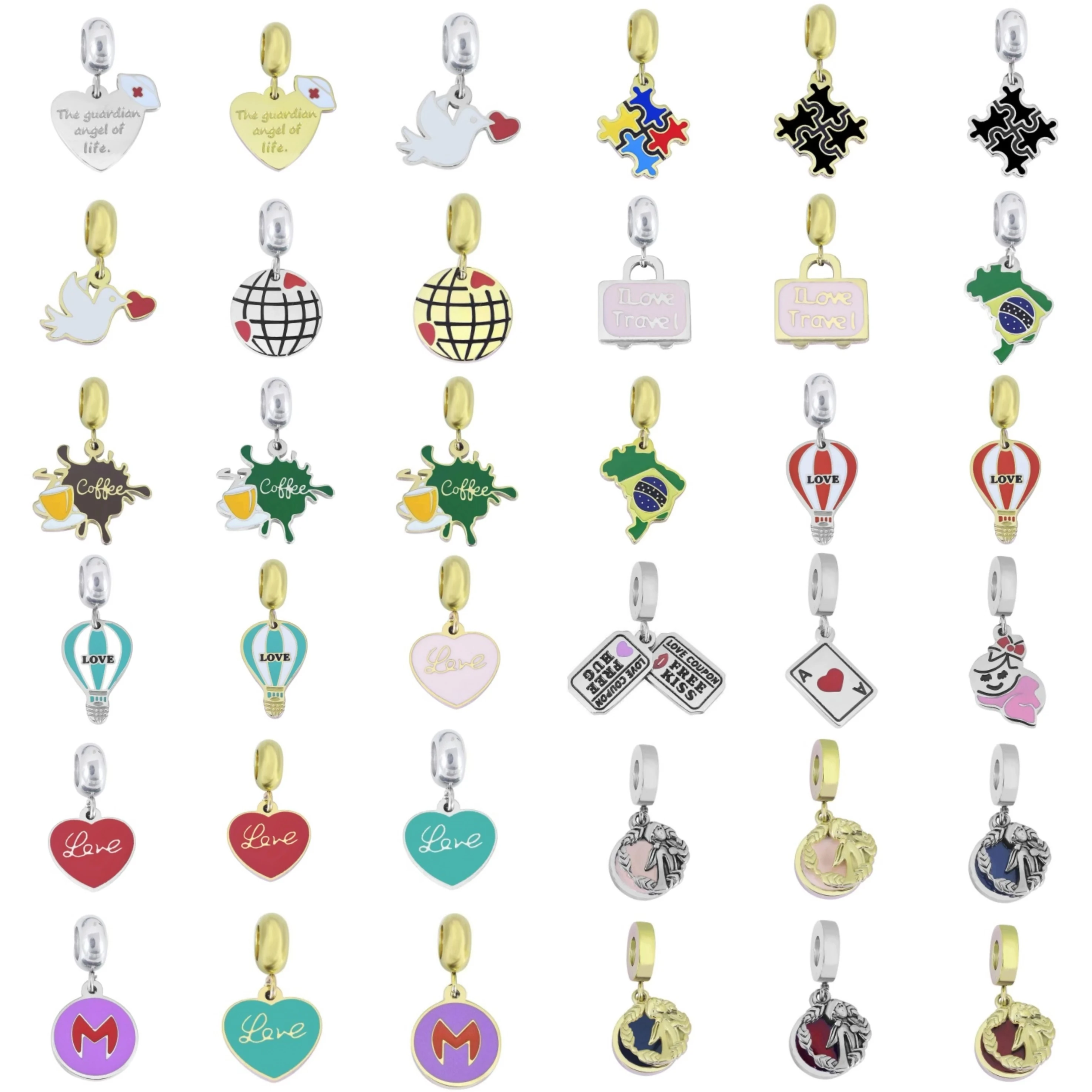 MHS.SUN هندسية تناسب الأصلي DIY قلادة أساور سحرية كلاسيكية الفولاذ المقاوم للصدأ اكسسوارات الإسورة مجوهرات للرجال النساء #2