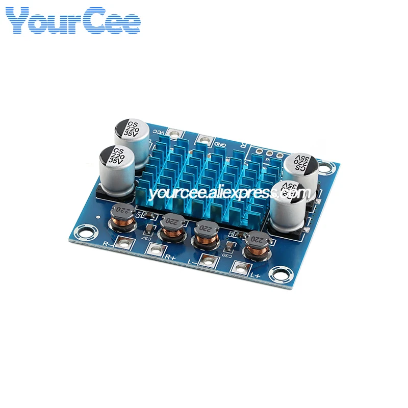 XH-A232 30W+30W Class D Dual  Channel Digital Audio Amplifier Board DC8-26V 100dB Speaker Audio playback audio amplifier module