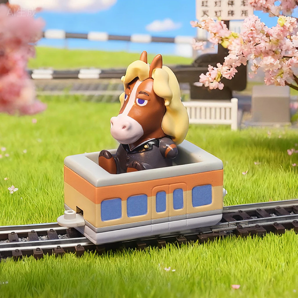 Zootopia 2 Train Line Up Blind Box Display Figures Collectible Toy Set Mini Model Train Collection for Fans