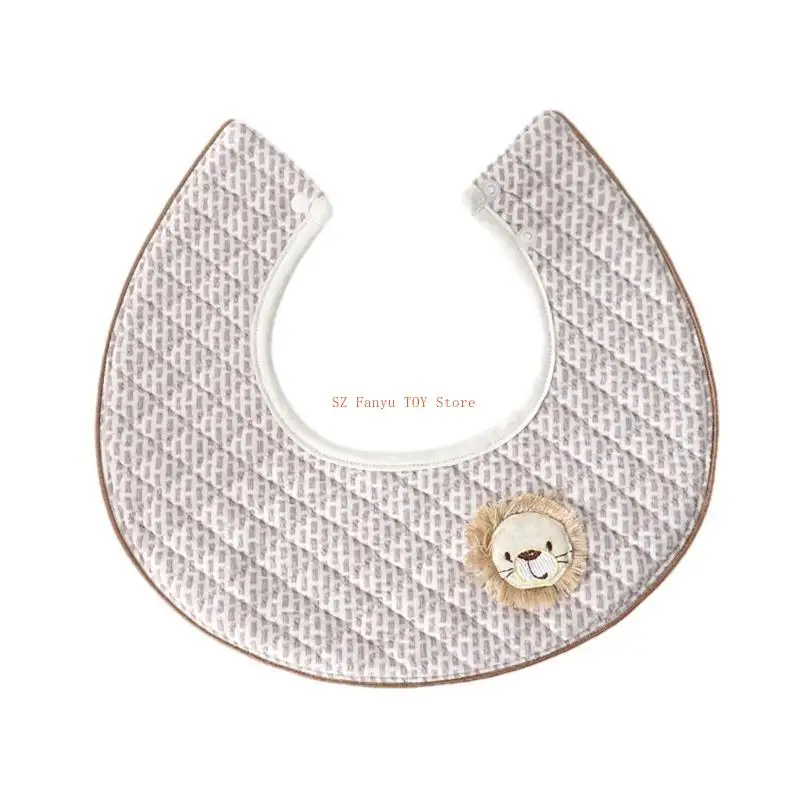 96GC مرايل قطنية أساسية للأطفال مرايل متعددة الأنماط للحفاظ على الملابس نظيفة وجافة