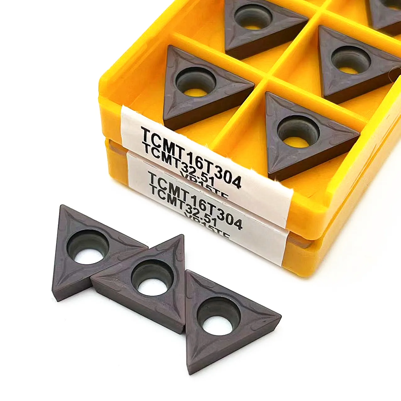 Carbide Insert TCMT Turning Tool, Fresagem interna CNC, Ferramenta Torno, TCMT16T304, TCMT16T308, MA VP15TF UE6020 US735