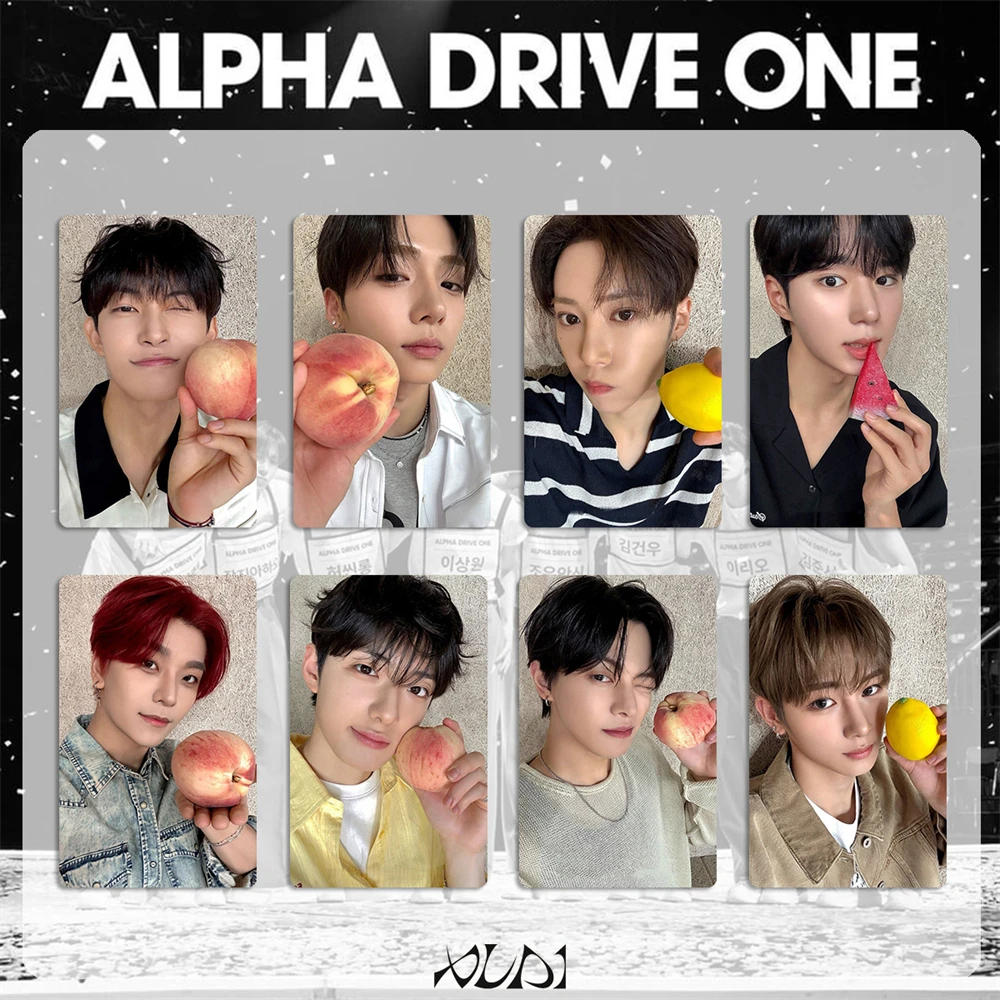8 قطعة/المجموعة/مجموعة KPOP ALPHA DRIVE ONE Photocards BOYS PLANET ALD1 Member بطاقات بريدية على الوجهين SANGWON JUNSEO Anxin LOMO بطاقات المشجعين الهدايا