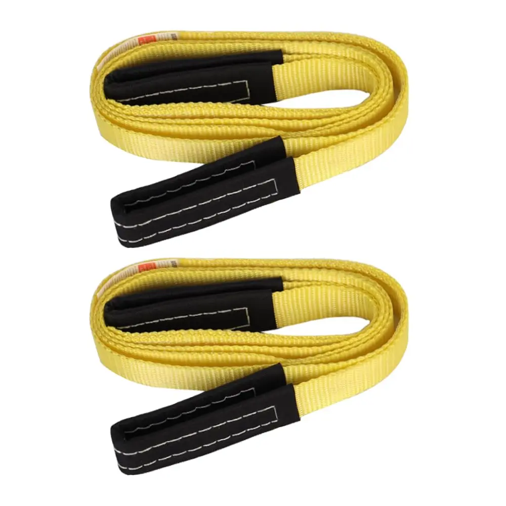 

Heavy Duty 1''x8FT Lifting Sling with Wear Guard, 2 Reinforced Loops for Tree Saver, Furniture, Appliances
