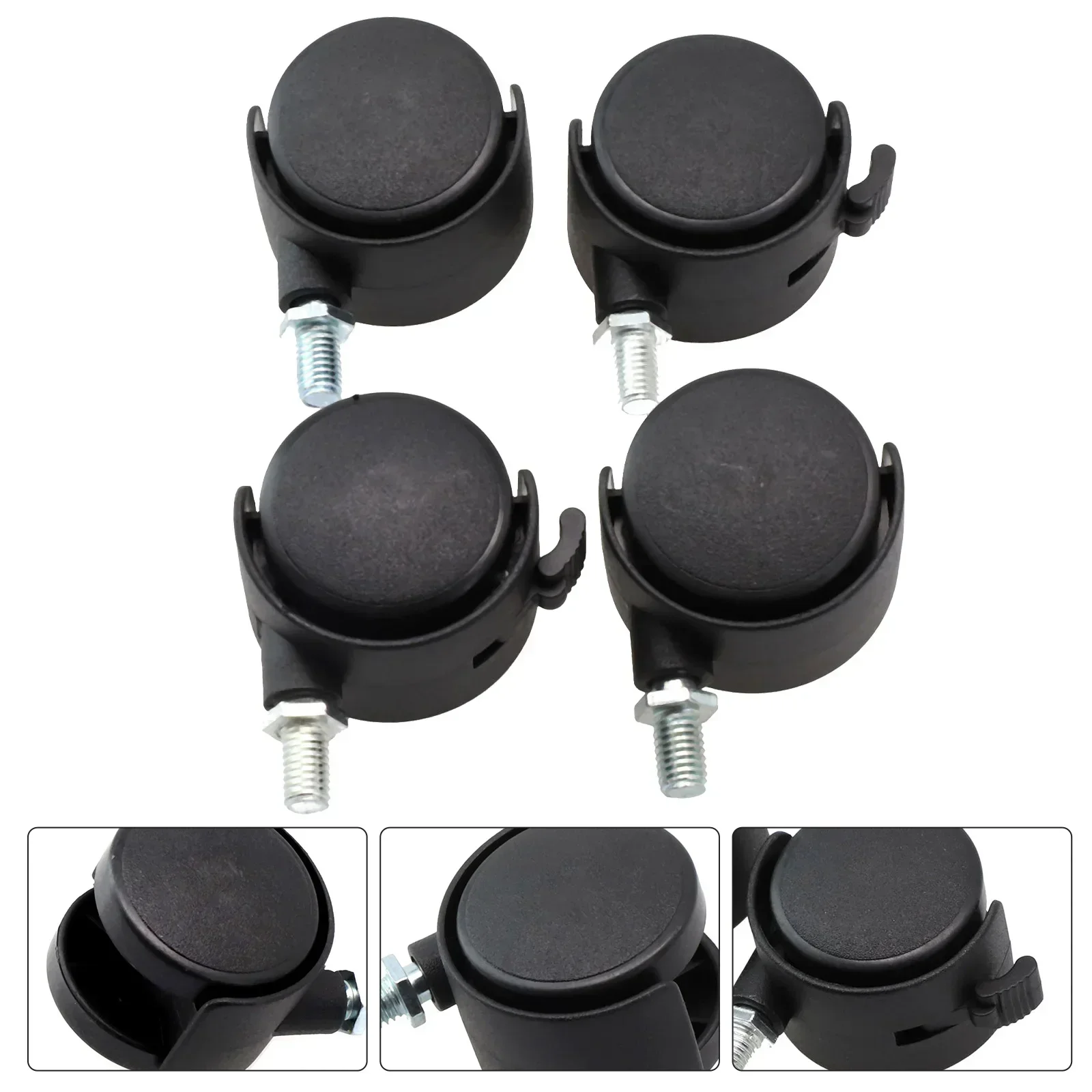 Swivel Castor Caster Wheels For Furniture Set Of 4 High Quality Metal And Plastic Wheels For Coffee Table And More