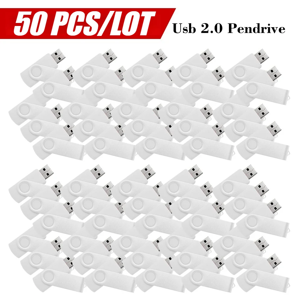 

50PCS/LOT Metal USB 2.0 Flash Drive Pen Drive 4GB 8GB 16GB Memory Stick Creative Pendrive 32GB 64GB Flash Disk Free Custom Logo