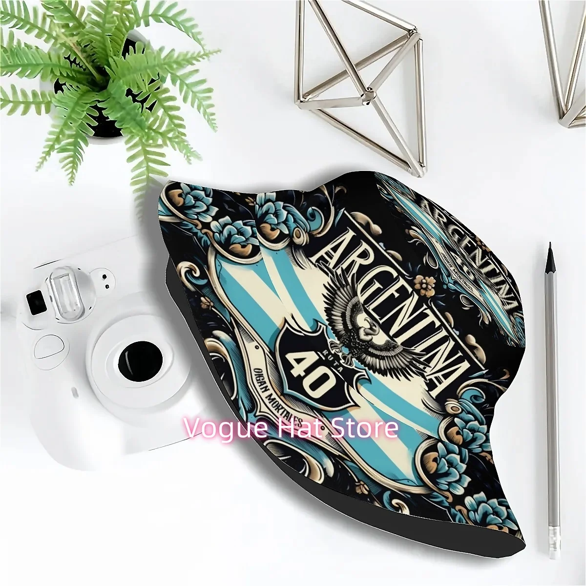 1pc Argentina's Independence Day Pattern Bucket Hat, Suitable for Men, Women and Old, High Quality Buckethat, Beach Outdoor and