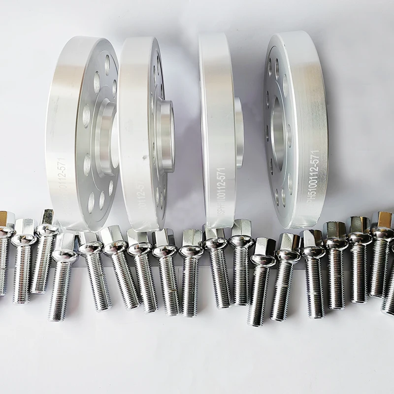 10mm 0,4 cala podkładka dystansowa koła samochodowego PCD 5x100 i 5x112 CB = 57,1 dla VW Golf/Bora/Polo/Octavia/Convert/Cabrio/Jetta/Phaeton/Rabbit/CC