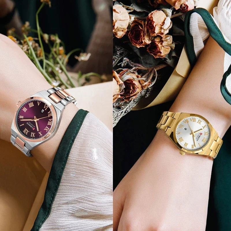Fashion New Casual Business Luxury Ladies Watch Classic Simple Design Casual Steel Belt Quartz Watch Luxury watches for women