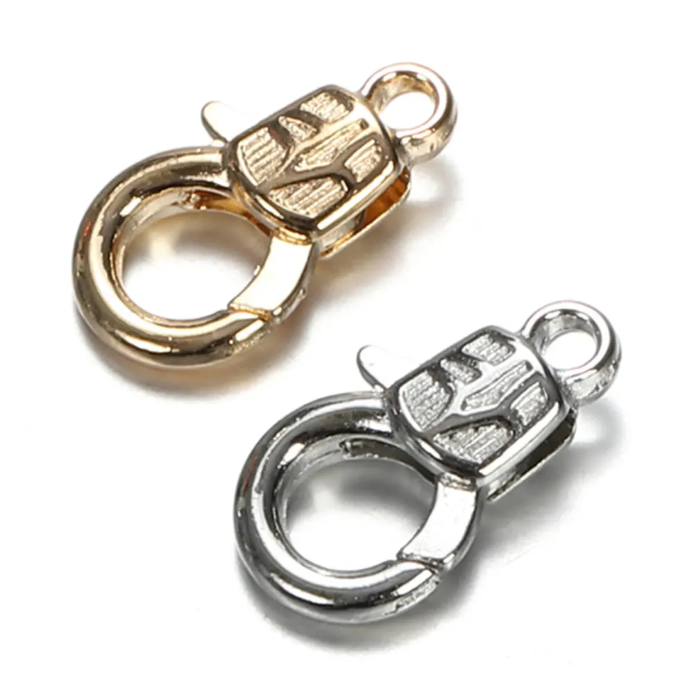 30 stücke 16mm Metall Hummer Verschlüsse für Armbänder Halsketten DIY Haken Ketten verschluss Zubehör für Schmuck herstellung Ergebnisse