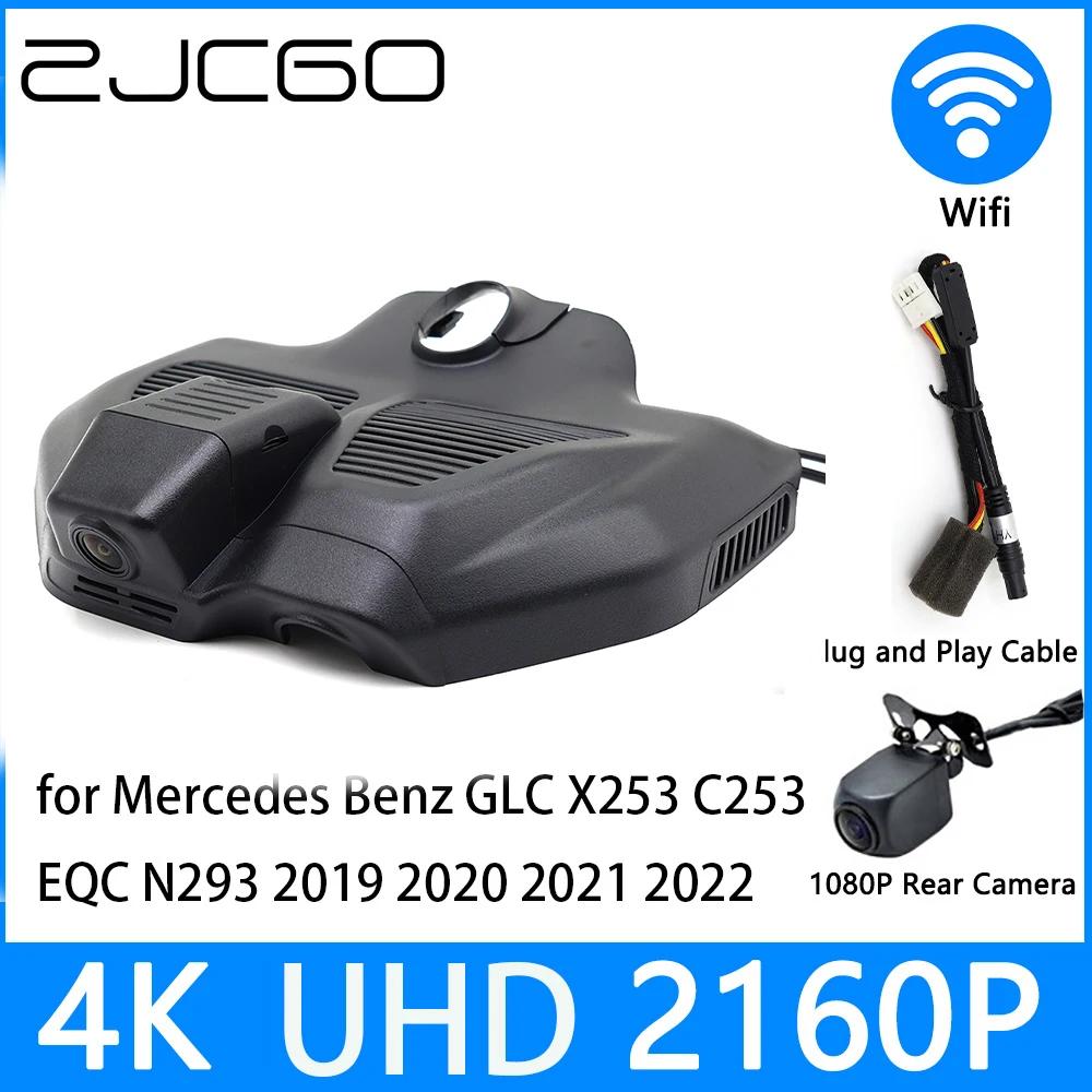 

ZJCGO Dash Cam 4K UHD 2160P Car Video Recorder DVR Night Vision for Mercedes Benz GLC X253 C253 EQC N293 2019 2020 2021 2022